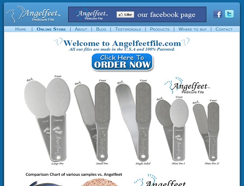 Thumbshot of Angelfeet File website